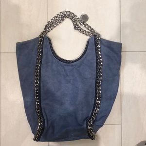 Stella McCartney Denim Chain Tote
